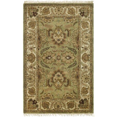 Safavieh 2 Ft. - 3 In. x 8 Ft. Runner- Traditional Classic Green And Ivory Hand Tufted Rug CL239D-28